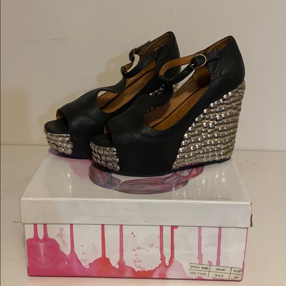 Jeffrey Campbell Fox Tiock size 6